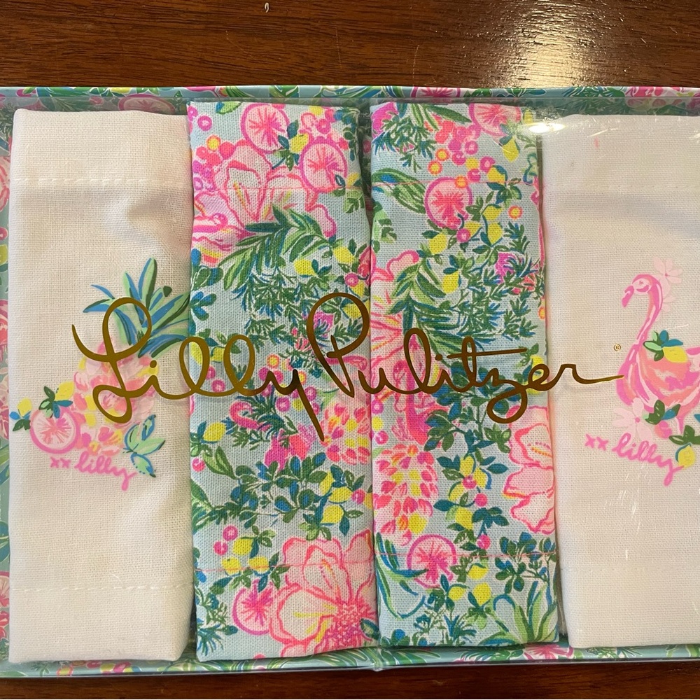 Lily pullitzer cocktail napkins